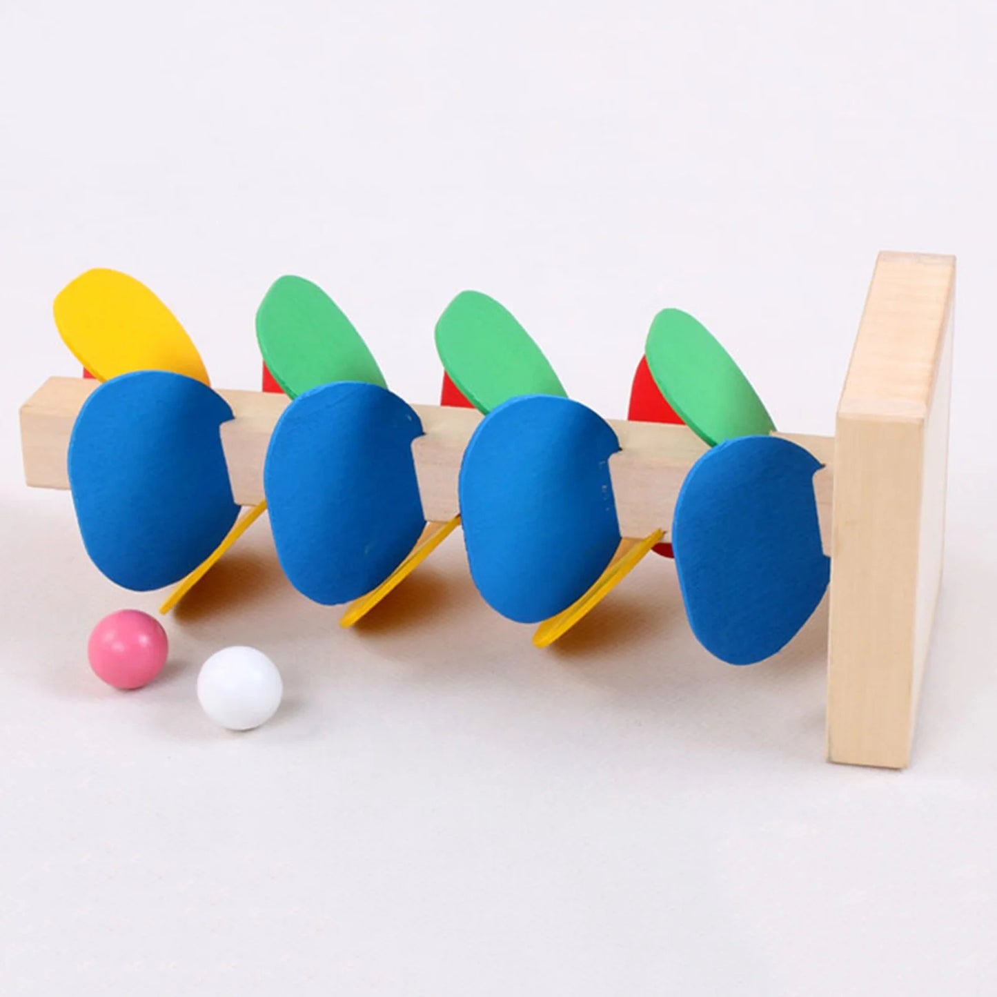 Wooden Ball Drop Toddler Toy, Learning & Developmental Ball Tower, Activity & Educational Toy Preschool Toys & Games