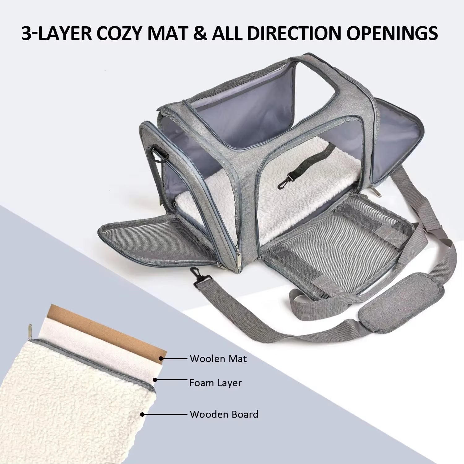Portable Mesh Shoulder Bag for Pets Cat Carrier Bags Outgoing Travel Pets Handbag Transport Bag Breathable