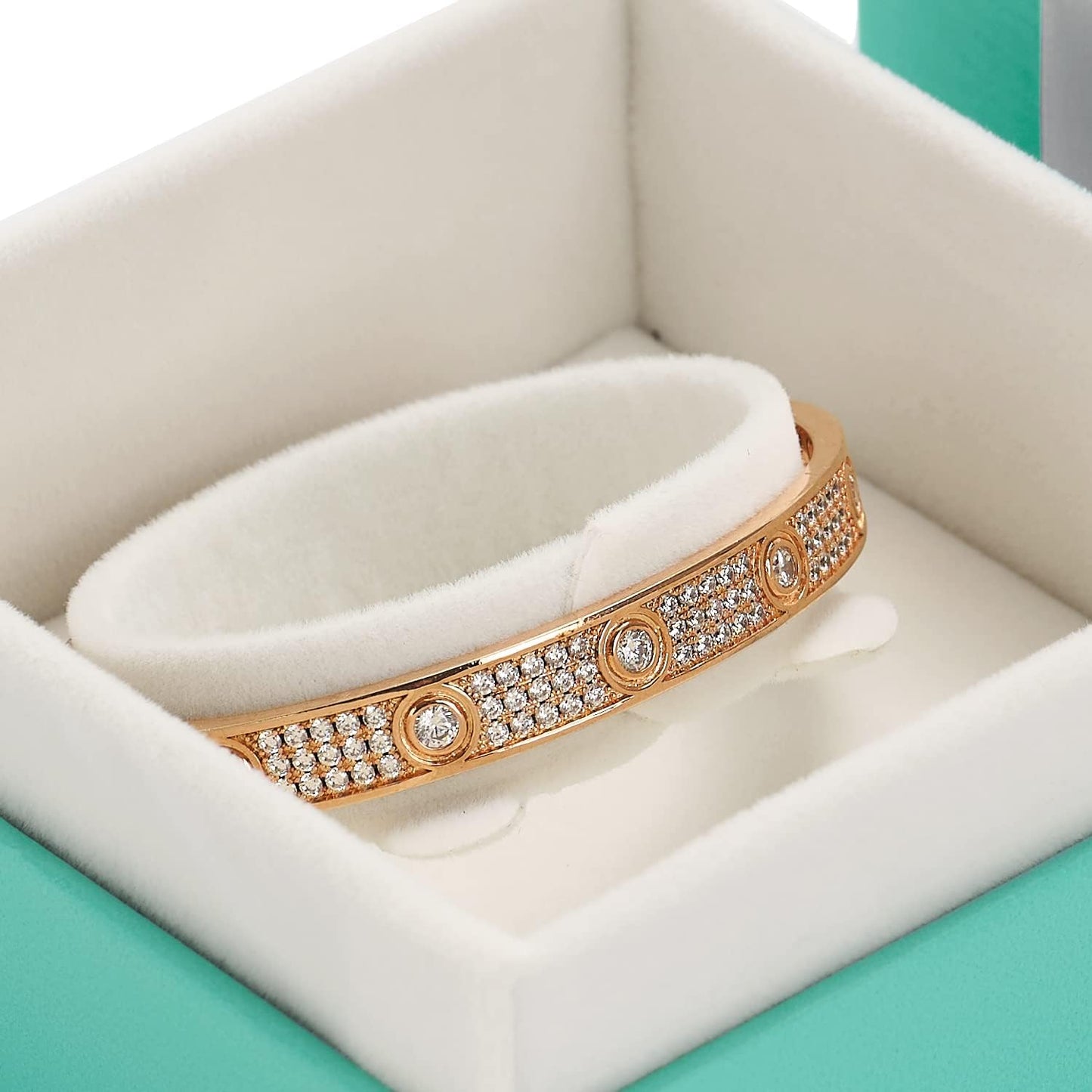 Vintage Velvet Bracelet Gift Box Jewelry Bangle Gift Box with Ribbon for Wedding, Engagement, Proposal, Birthday and Anniversary