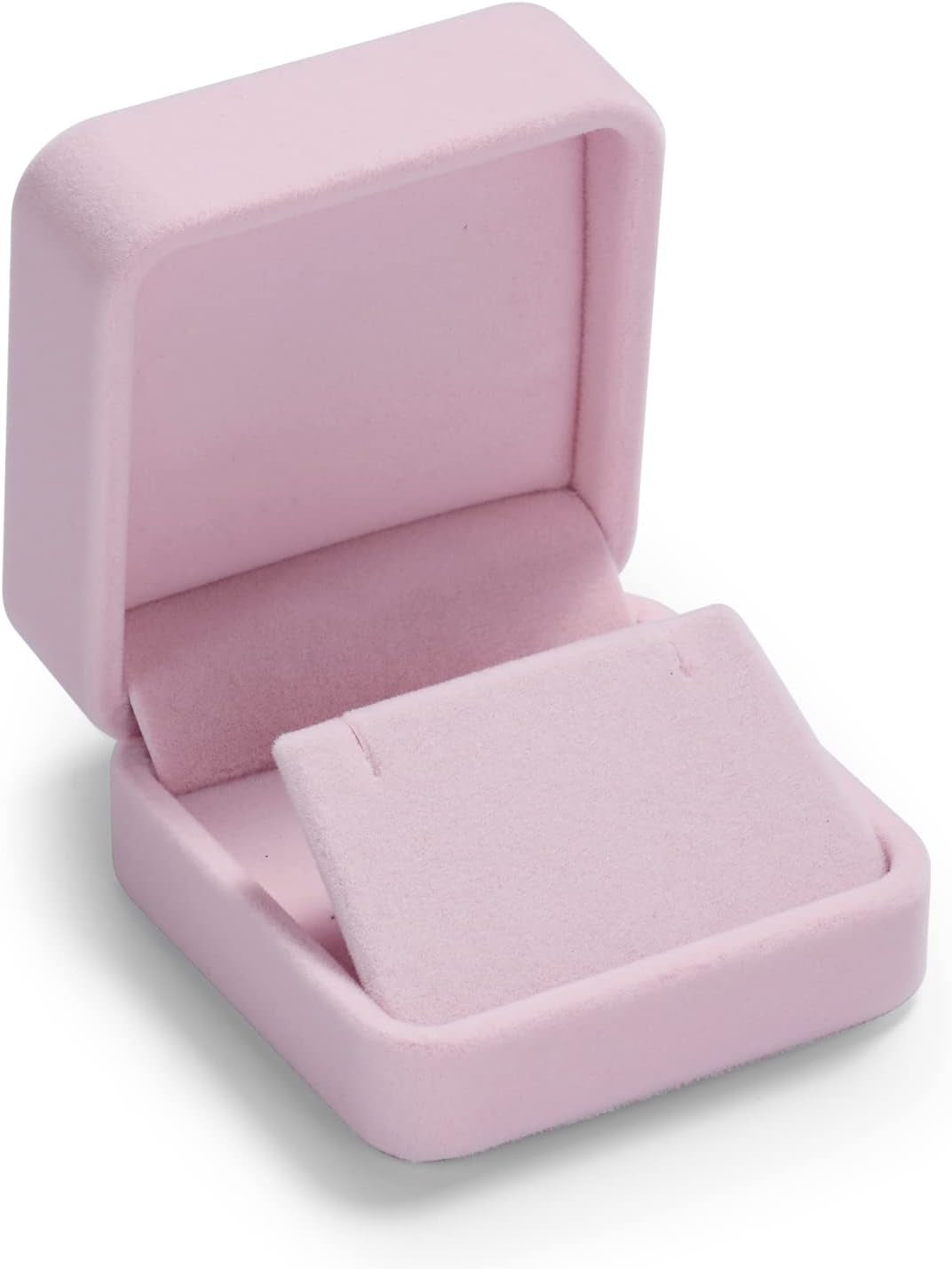 Premium Velvet Earring Gift Box Pink Jewelry Storage Case Showcase Display