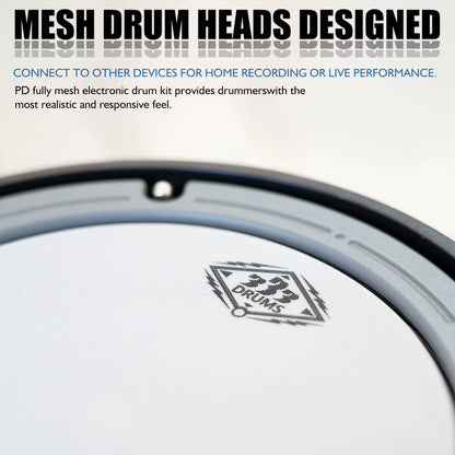 Promotion PD333 Electronic Kick Drum with Aluminum Chamber Complimentary Package Including Electronic Drum Sensors