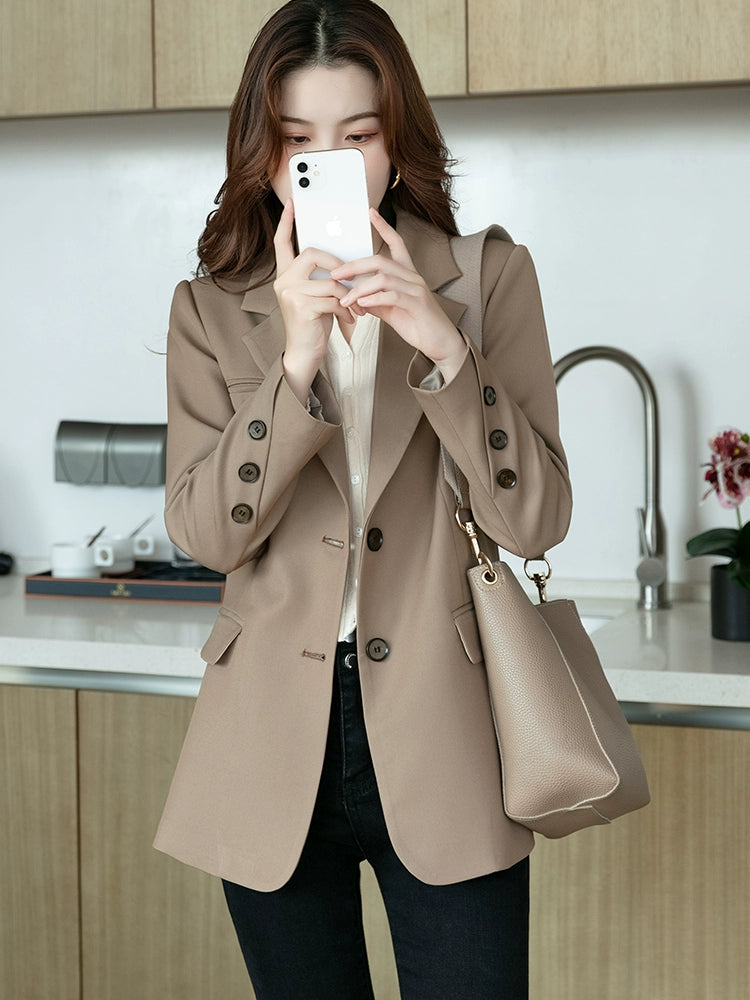 Suit Outwear Women's Summer Thin 2024 New Arrival Best-Selling Leisure K-style Short Spring Popular Small Suit This Year