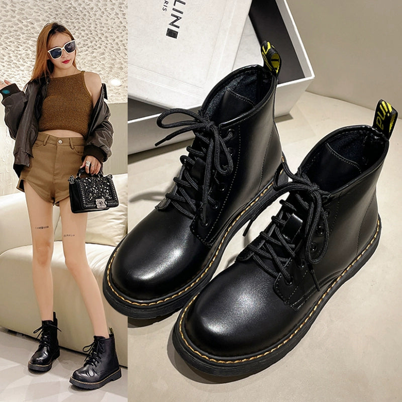 Boots Female Spring and Autumn Thin Ins Fashion Martin Boots Boots