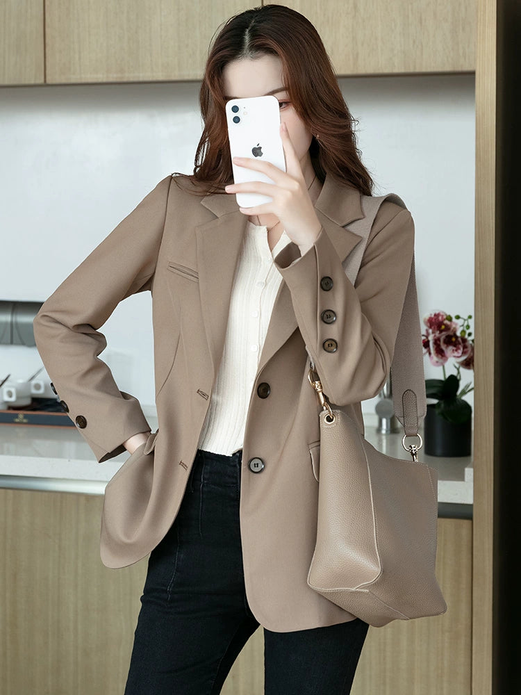 Suit Outwear Women's Summer Thin 2024 New Arrival Best-Selling Leisure K-style Short Spring Popular Small Suit This Year