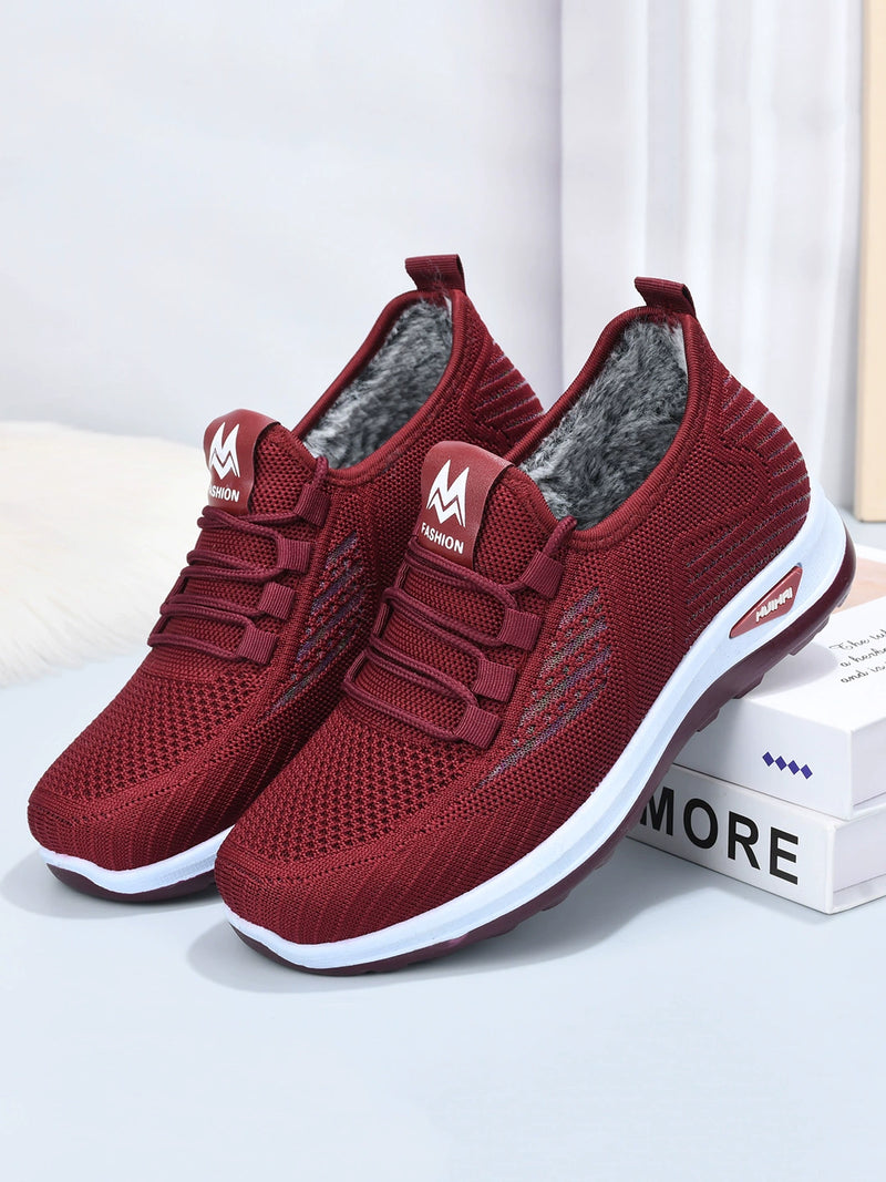 Thick Warm Middle-Aged Mom Non-Slip Soft Bottom Cotton Shoes