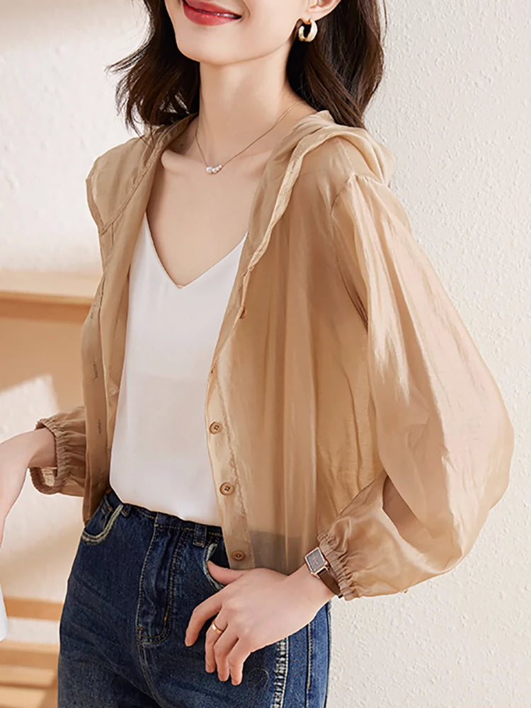 Fashion Sun Protection Summer Best Selling Anorak Short Coat