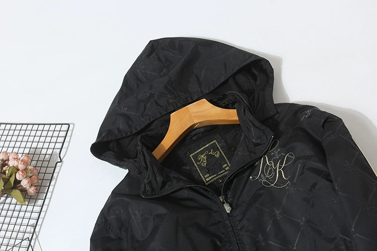 Men's and Women's Leisure Windproof Hooded Sport Jacket Top