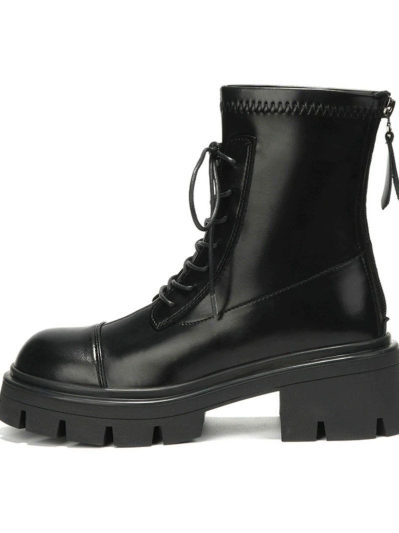 Dr. Martens Boots Female Hidden Heel British Style Spring and Autumn Dr. Martens Boots