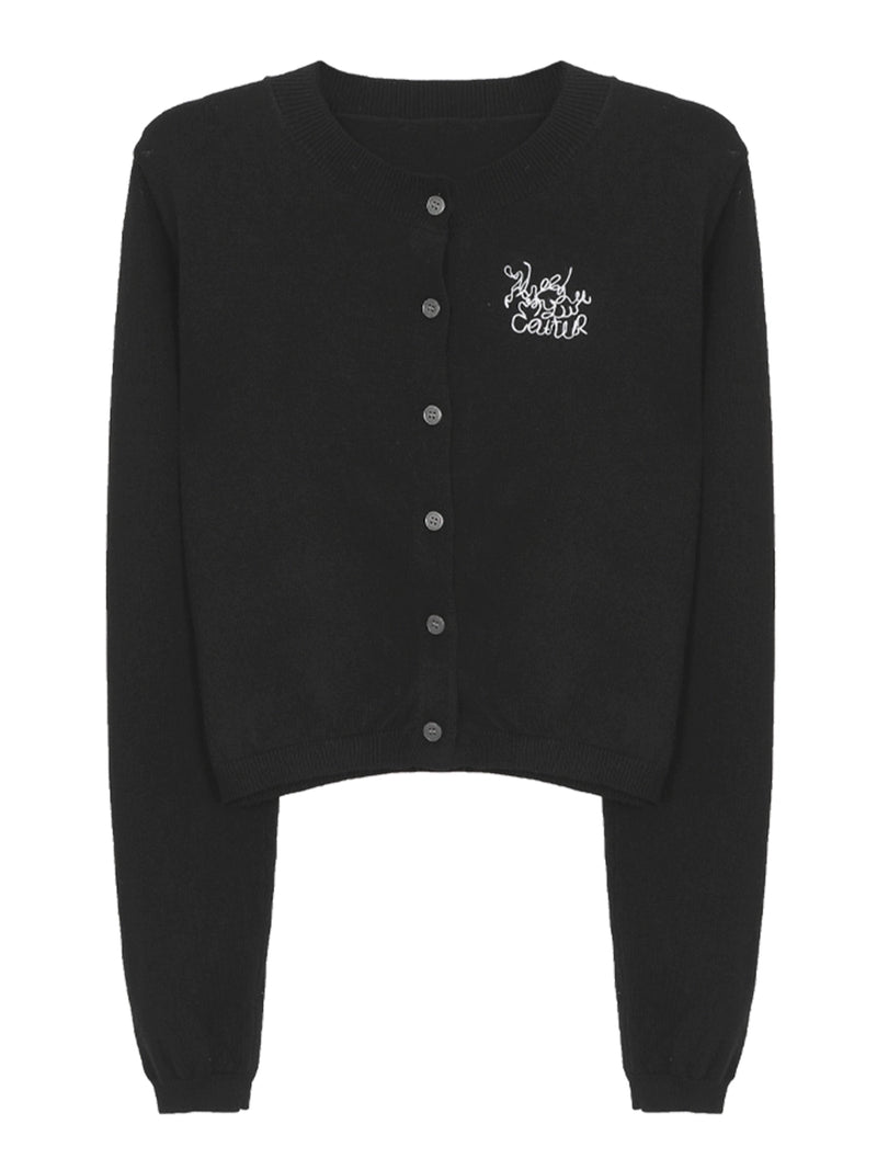 Red House Spring Coat Black Stylish Knitwear