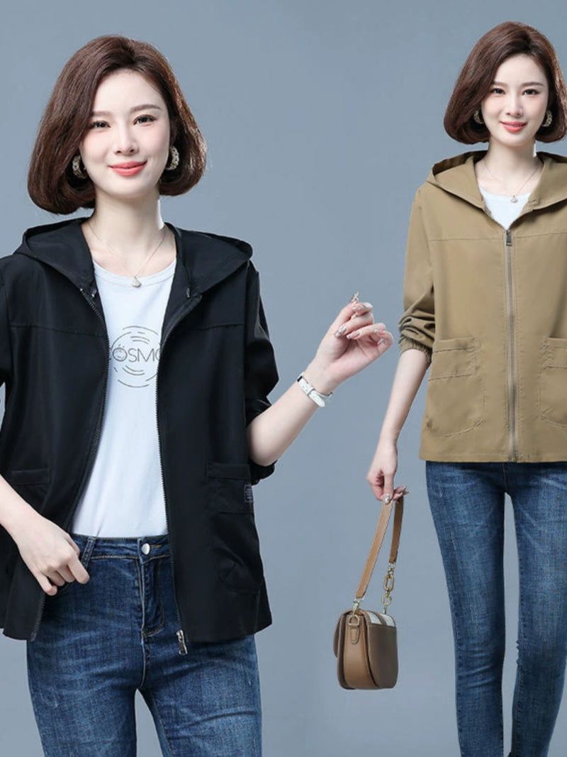 Coat for Women Casual Temperament Youthful-Looking Jacket for Moms
