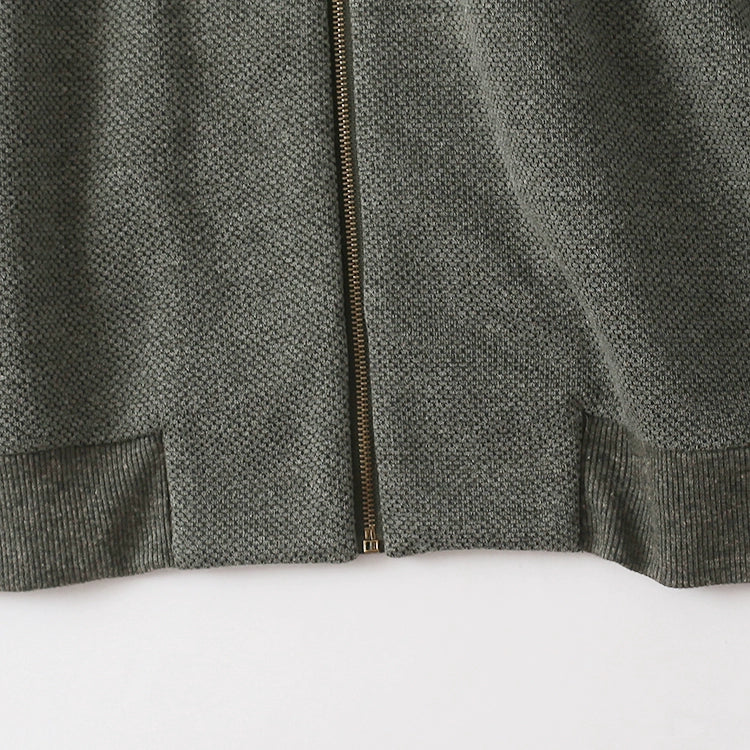 Large Design Casual All-Match Raglan Zipper Thin Velvet Coat