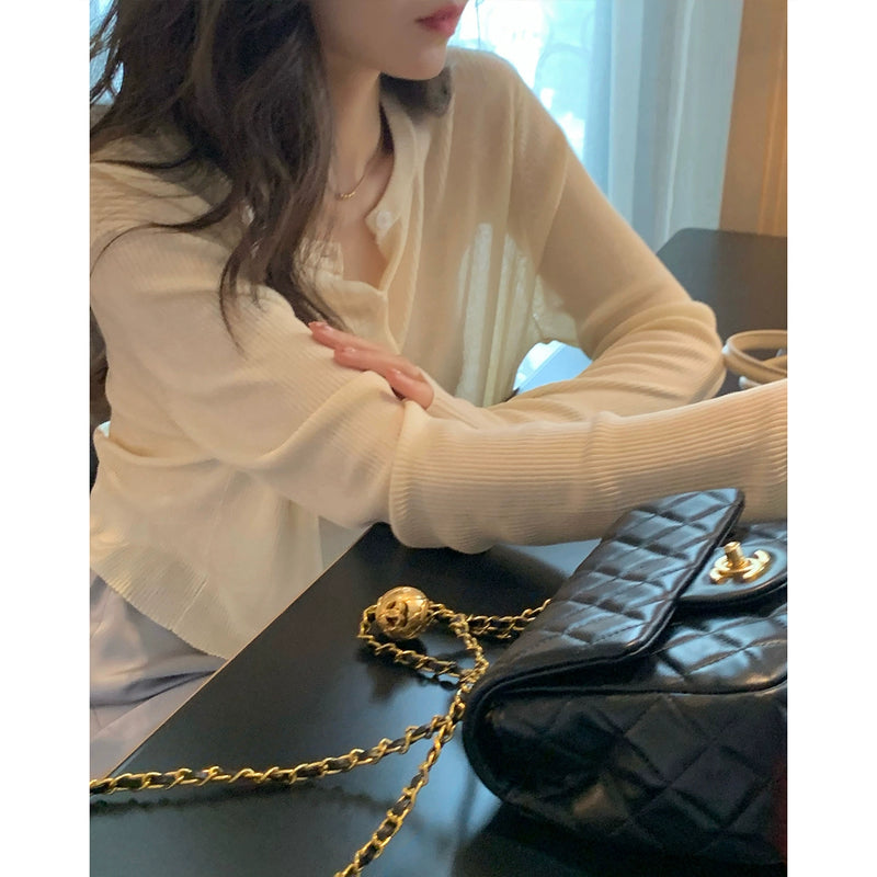 Milk Fufu Cardigan Autumn Gentle Sweater