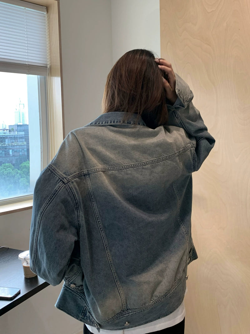 Hvivi Vintage Casual Versatile Denim Jacket