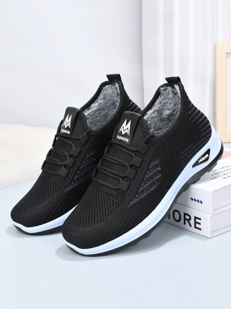 Thick Warm Middle-Aged Mom Non-Slip Soft Bottom Cotton Shoes