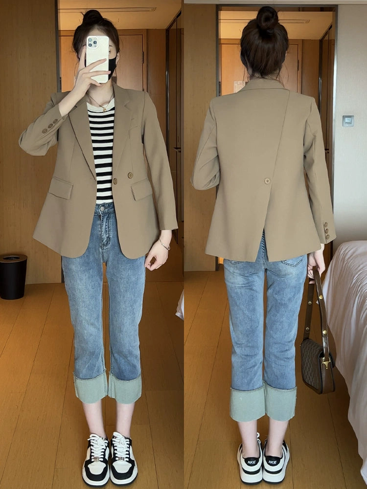 Coat Female Minority All-Match Slim Looking Business Suit Coat