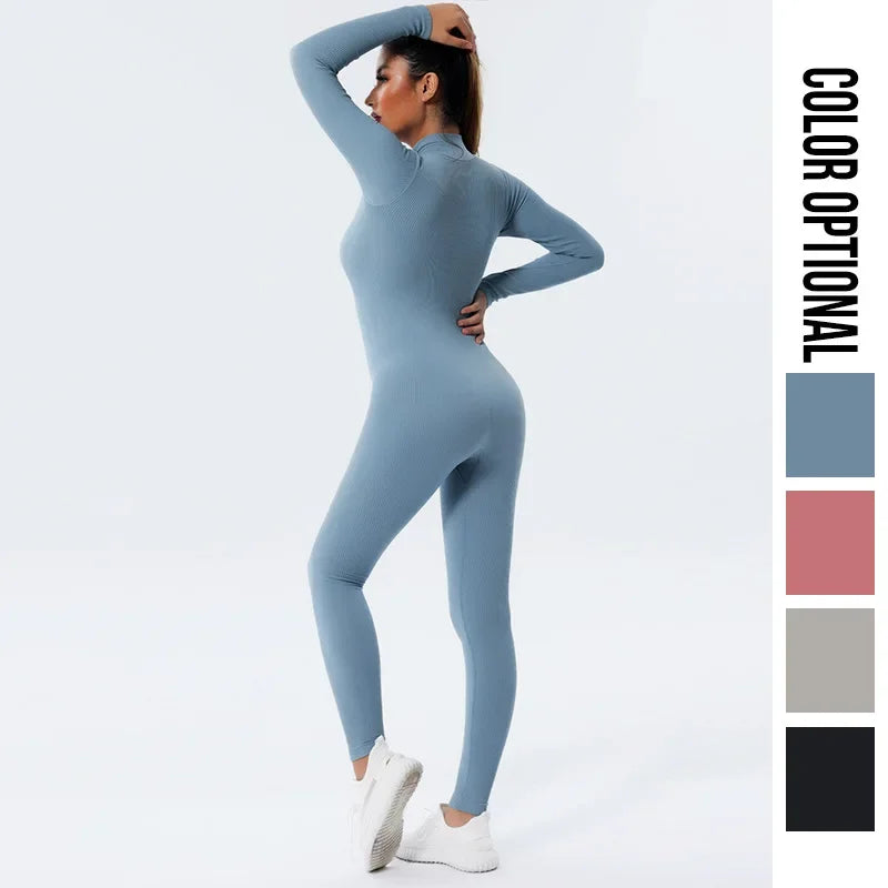 Quick-drying Breathable Jumpsuit Seamless Yoga Suit Sports Set Female Tight Dance Fitness Yoga Jumpsuit Yoga Pants Gym Women