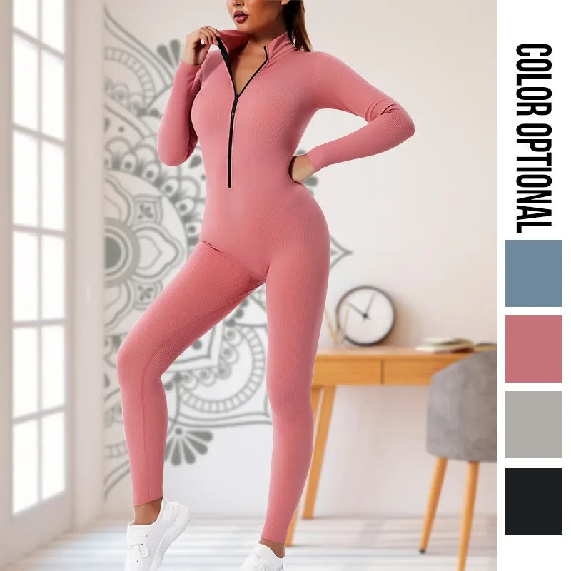 Quick-drying Breathable Jumpsuit Seamless Yoga Suit Sports Set Female Tight Dance Fitness Yoga Jumpsuit Yoga Pants Gym Women