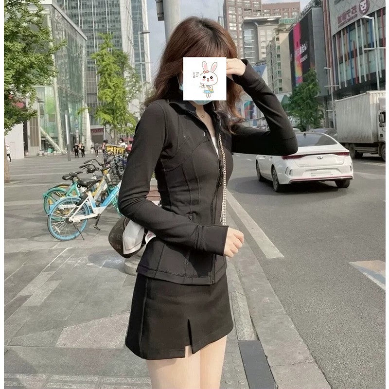 Sports Jacket Jacket Slim Fit Running Top Yoga Clothes