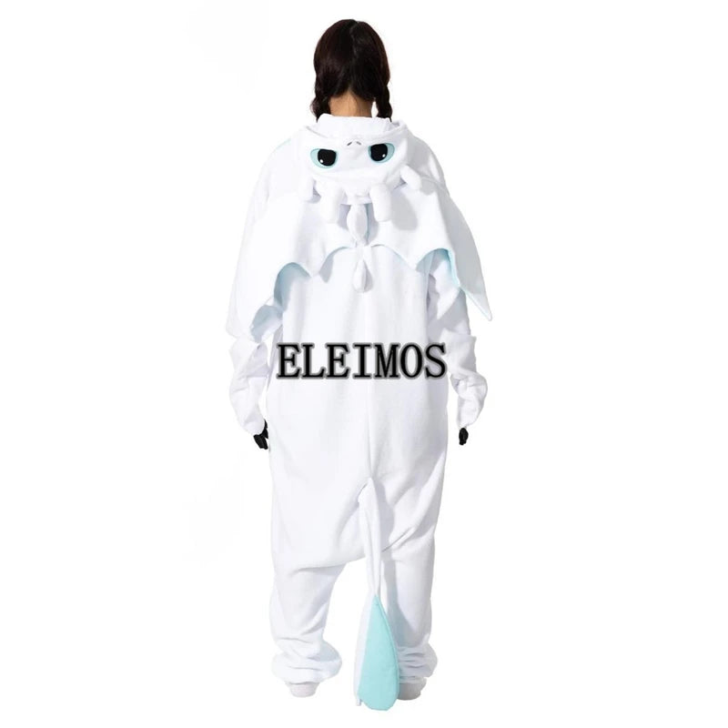 Kigurumi Onesie Cartoon Tothless Pajamas For Adult Women Men Animal Pyjamas Homewear Halloween Cosplay Party Costume