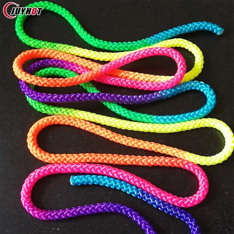 Sports Gym Rainbow Color Rhythmic Gymnastics Rope Solid Competition Yoga Arts Training Ropes Exercise Fitness Artistic Jump Rope