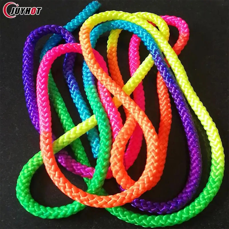 Sports Gym Rainbow Color Rhythmic Gymnastics Rope Solid Competition Yoga Arts Training Ropes Exercise Fitness Artistic Jump Rope