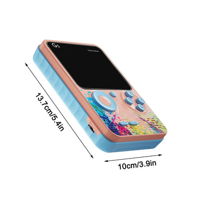Handheld Game Console with 500 Classical Games Console 3.0-Inch Colour Screen, Mini Handheld Game Console for Kids Adult, Birthday Game Toy for Boy Girl