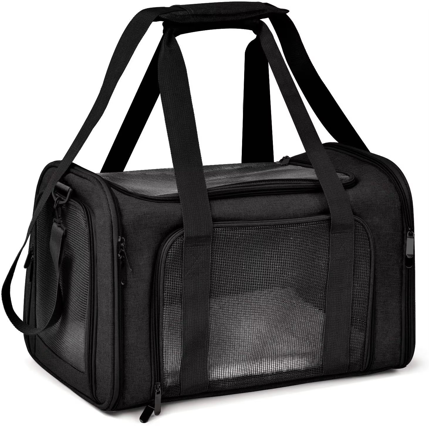 Portable Mesh Shoulder Bag for Pets Cat Carrier Bags Outgoing Travel Pets Handbag Transport Bag Breathable