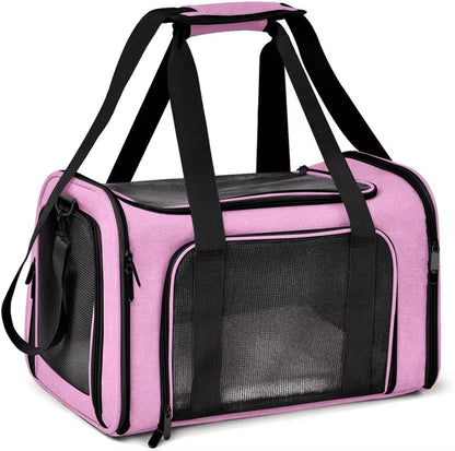Portable Mesh Shoulder Bag for Pets Cat Carrier Bags Outgoing Travel Pets Handbag Transport Bag Breathable