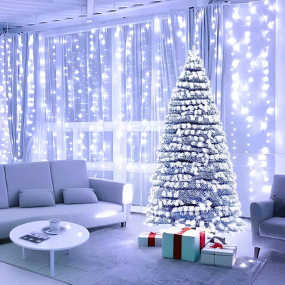 Fairy Curtain String Lights, Room Decor &Ideal Gift for Teens Girl, 8 Modes Wall Lights & Valentine'S Day Indoor Decorations (White)