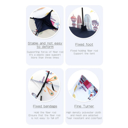 Children'S Tent Indoor Play House Space Indoor Baby Rocket Tent